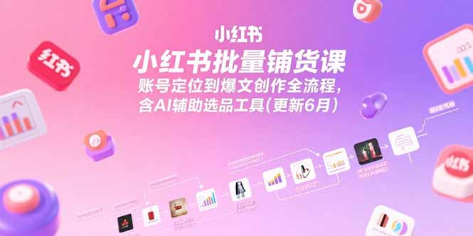 小红书批量铺货课，账号定位到爆文创作全流程，含AI辅助选品工具(更新6月智研卡密分销 | 创作者分成平台 | 商业全案定制 | 域名交易平台 | 运营方案 | 积分兑换系统 | 知识付费社群智研新知品牌官方网站站