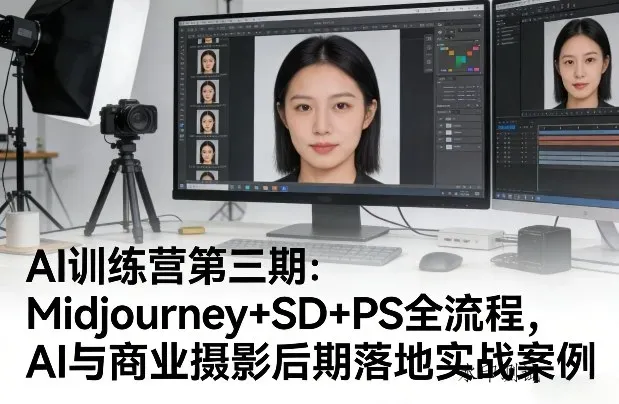 AI训练营第三期：Midjourney+SD+PS全流程，AI与商业摄影后期落地实战案例智研卡密分销 | 创作者分成平台 | 商业全案定制 | 创业| 运营方案 | 积分兑换系统 | 知识付费社群|宝妈副业智研新知品牌官方网站站