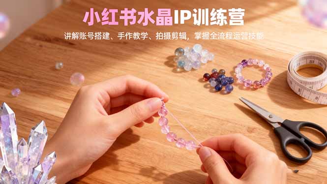 小红书水晶IP训练营，讲解账号搭建、手作教学、拍摄剪辑，全流程运营技能智研卡密分销 | 创作者分成平台 | 商业全案定制 | 域名交易平台 | 运营方案 | 积分兑换系统 | 知识付费社群智研新知品牌官方网站站