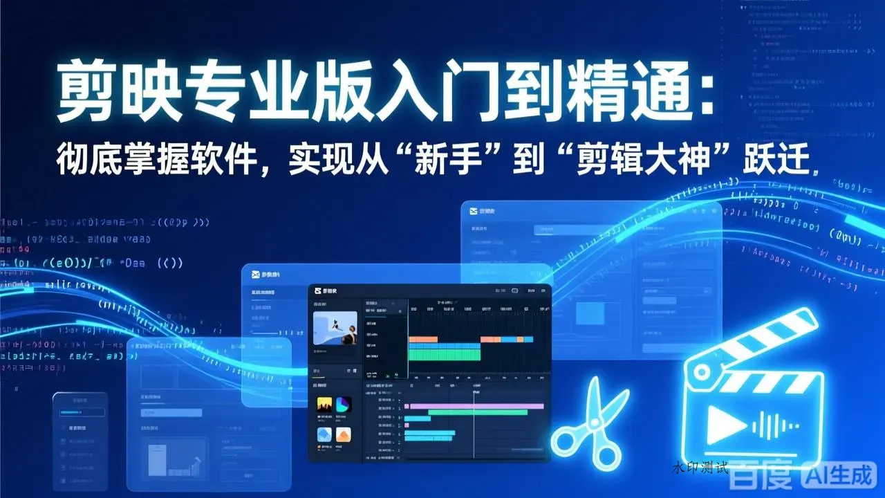 剪映专业版入门到精通：彻底掌握软件，实现从“新手”到“剪辑大神”跃迁智研卡密分销 | 创作者分成平台 | 商业全案定制 | 创业| 运营方案 | 积分兑换系统 | 知识付费社群|宝妈副业智研新知品牌官方网站站