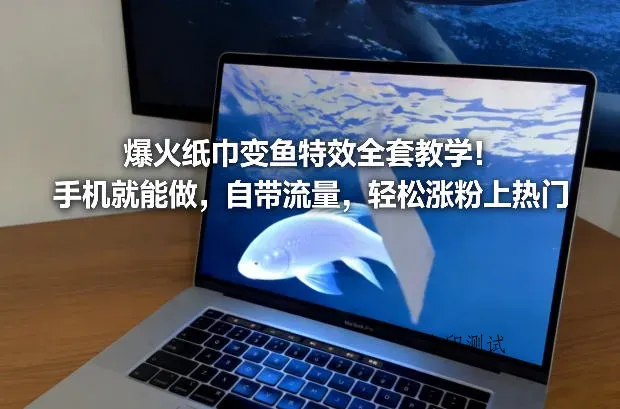 爆火纸巾变鱼特效全套教学！手机就能做，自带流量，轻松涨粉上热门智研卡密分销 | 创作者分成平台 | 商业全案定制 | 域名交易平台 | 运营方案 | 积分兑换系统 | 知识付费社群智研新知品牌官方网站站