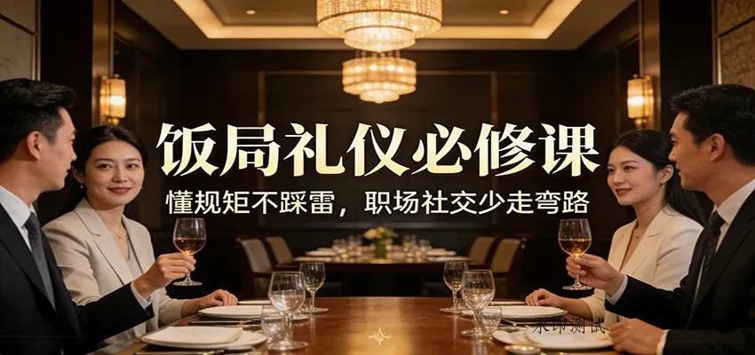 公众号收费文章：《饭局礼仪必修课：懂规矩不踩雷，职场社交少走弯路》智研卡密分销 | 创作者分成平台 | 商业全案定制 | 创业| 运营方案 | 积分兑换系统 | 知识付费社群|宝妈副业智研新知品牌官方网站站