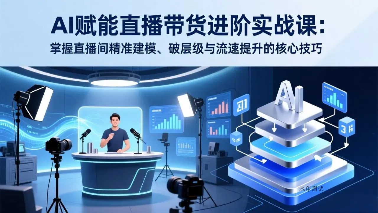 AI赋能直播带货进阶实战课：掌握直播间精准建模、破层级与流速提升的核心技巧智研卡密分销 | 创作者分成平台 | 商业全案定制 | 创业| 运营方案 | 积分兑换系统 | 知识付费社群|宝妈副业智研新知品牌官方网站站