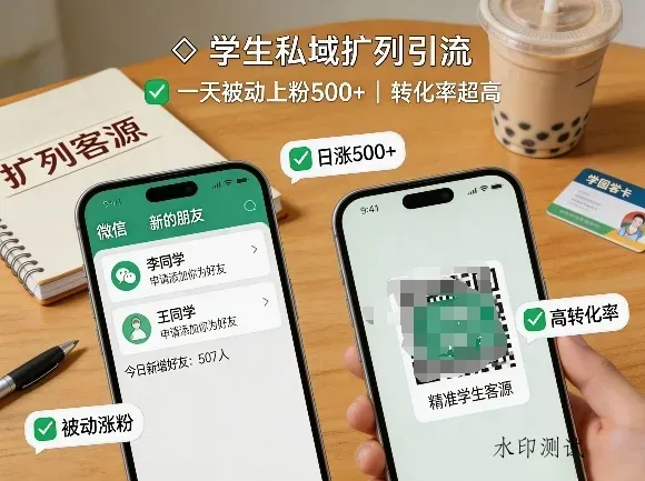 学生私域扩列引流，一天被动上粉500+，转化率超高智研卡密分销 | 创作者分成平台 | 商业全案定制 | 创业| 运营方案 | 积分兑换系统 | 知识付费社群|宝妈副业智研新知品牌官方网站站