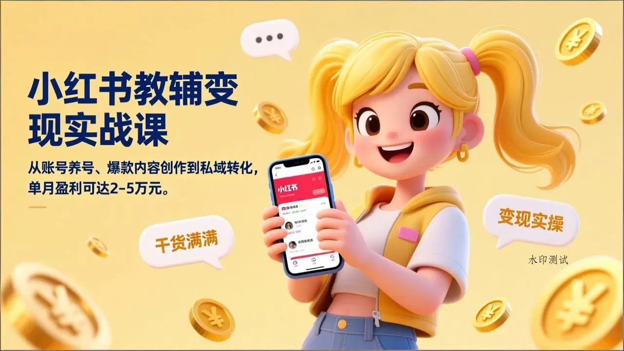 小红书教辅变现实战课，从账号养号、爆款内容创作到私域转化，单月盈利可达2-5万元智研卡密分销 | 创作者分成平台 | 商业全案定制 | 创业| 运营方案 | 积分兑换系统 | 知识付费社群|宝妈副业智研新知品牌官方网站站