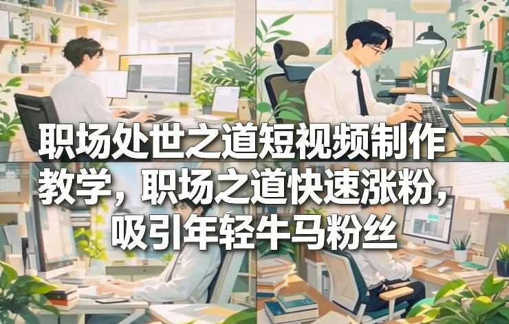 职场处世之道短视频制作教学，职场之道快速涨粉，吸引年轻牛马粉丝智研卡密分销 | 创作者分成平台 | 商业全案定制 | 域名交易平台 | 运营方案 | 积分兑换系统 | 知识付费社群智研新知品牌官方网站站