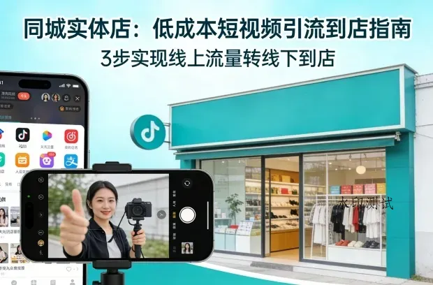 同城实体店，如何低成本把客户从短视频带到线下门店智研卡密分销 | 创作者分成平台 | 商业全案定制 | 创业| 运营方案 | 积分兑换系统 | 知识付费社群|宝妈副业智研新知品牌官方网站站