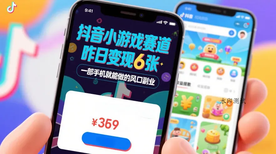 抖音小游戏赛道，昨日变现600+，零基础一部手机就能做的风口副业【揭秘】智研卡密分销 | 创作者分成平台 | 商业全案定制 | 域名交易平台 | 运营方案 | 积分兑换系统 | 知识付费社群智研新知品牌官方网站站