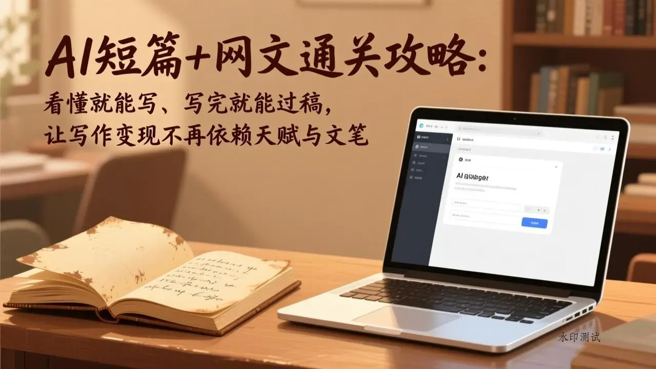 AI短篇+网文通关攻略：看懂就能写、写完就能过稿，让写作变现不再依赖天赋与文笔智研卡密分销 | 创作者分成平台 | 商业全案定制 | 创业| 运营方案 | 积分兑换系统 | 知识付费社群|宝妈副业智研新知品牌官方网站站