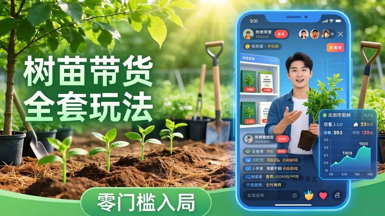 视频号AI树苗带货全套玩法：零门槛入局，掌握豆包、千问等AI工具制作树苗视频的全套流程智研卡密分销 | 创作者分成平台 | 商业全案定制 | 创业| 运营方案 | 积分兑换系统 | 知识付费社群|宝妈副业智研新知品牌官方网站站