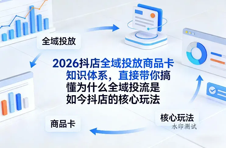 2026抖店全域投放商品卡知识体系，直接带你搞懂为什么全域投流是如今抖店的核心玩法智研卡密分销 | 创作者分成平台 | 商业全案定制 | 创业| 运营方案 | 积分兑换系统 | 知识付费社群|宝妈副业智研新知品牌官方网站站