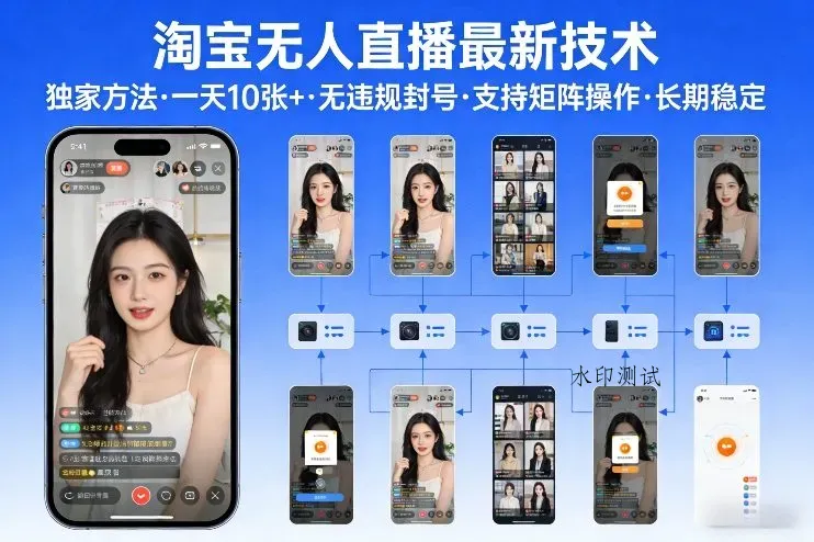 淘宝无人直播【最新技术】，独家方法，一天搞10张+，无违规封号，支持矩阵操作，长期稳定【内部揭秘】智研卡密分销 | 创作者分成平台 | 商业全案定制 | 创业| 运营方案 | 积分兑换系统 | 知识付费社群|宝妈副业智研新知品牌官方网站站