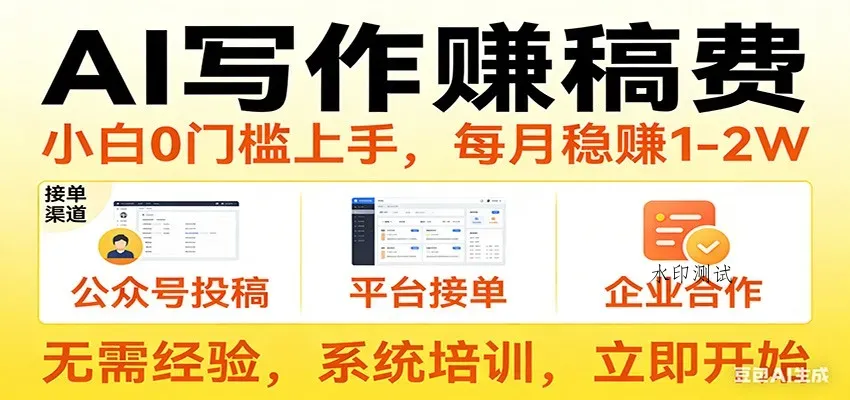 用AI写作赚稿费，提供接单渠道，每月稳赚1-2W，小白0门槛上手！智研卡密分销 | 创作者分成平台 | 商业全案定制 | 创业| 运营方案 | 积分兑换系统 | 知识付费社群|宝妈副业智研新知品牌官方网站站
