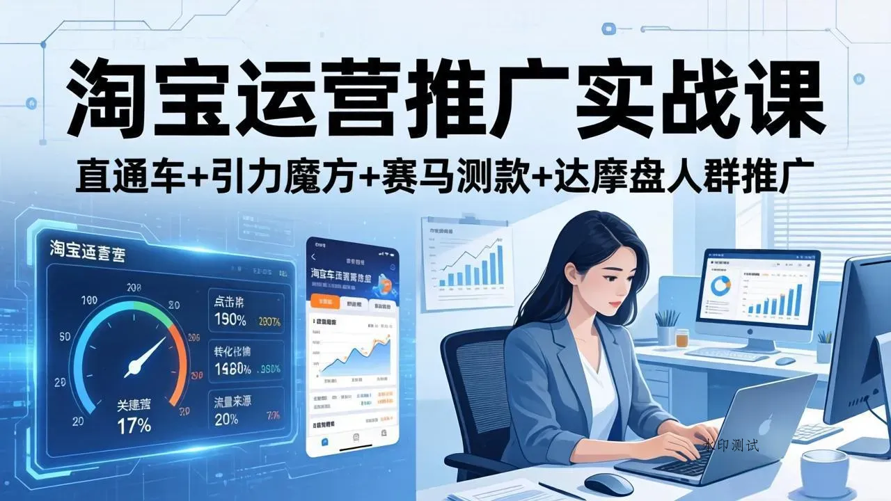 淘宝运营推广实战课(更新26年3月智研卡密分销 | 创作者分成平台 | 商业全案定制 | 创业| 运营方案 | 积分兑换系统 | 知识付费社群|宝妈副业智研新知品牌官方网站站