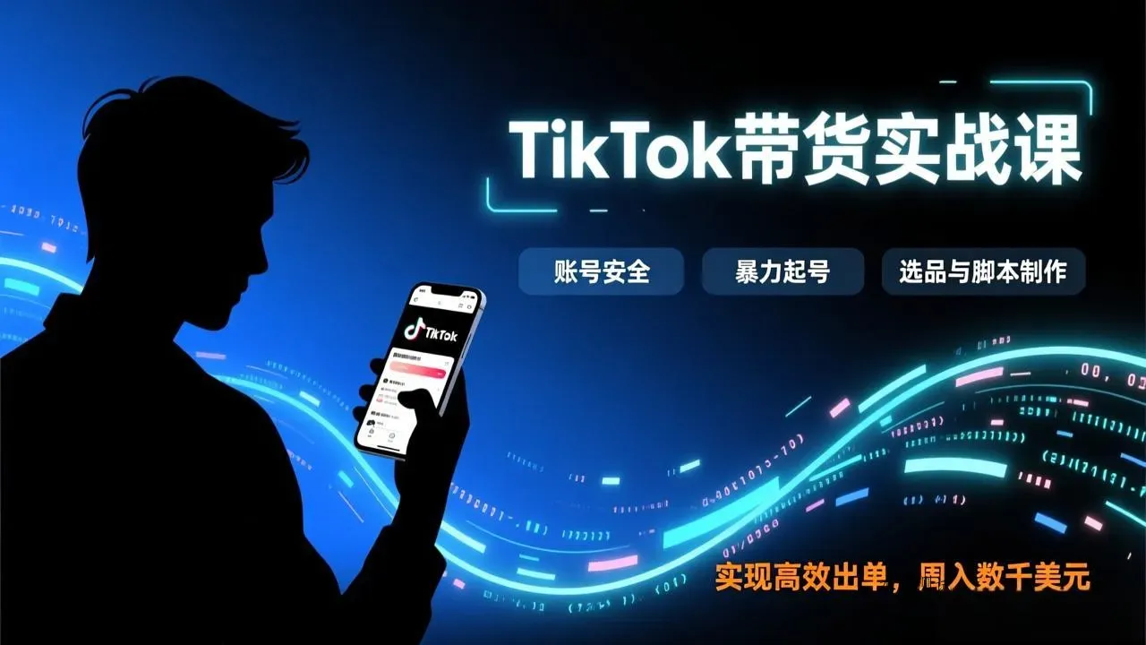 TikTok带货实战课，涵盖账号安全、暴力起号、选品与脚本制作，实现高效出单，周入数千美元智研卡密分销 | 创作者分成平台 | 商业全案定制 | 域名交易平台 | 运营方案 | 积分兑换系统 | 知识付费社群智研新知品牌官方网站站
