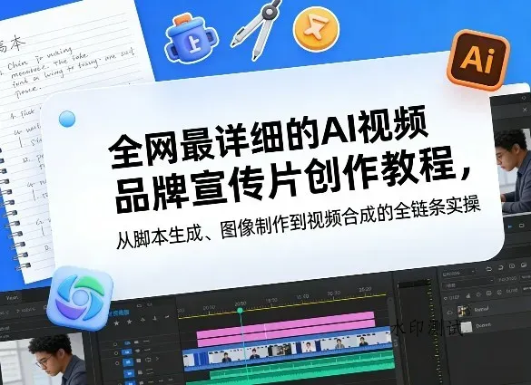 全网最详细的AI视频品牌宣传片创作教程，从脚本生成、图像制作到视频合成的全链条实操智研卡密分销 | 创作者分成平台 | 商业全案定制 | 创业| 运营方案 | 积分兑换系统 | 知识付费社群|宝妈副业智研新知品牌官方网站站