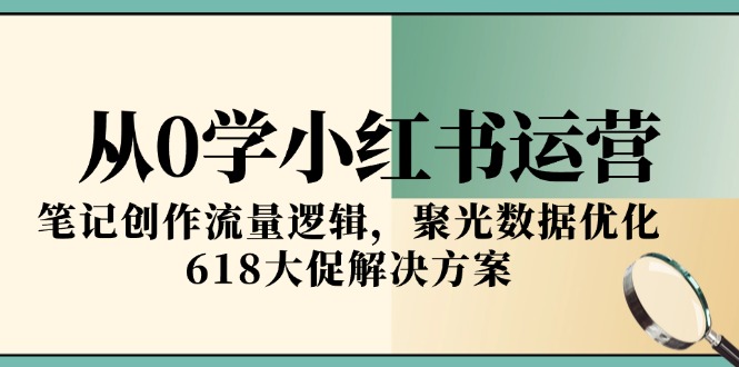 从0学小红书运营，笔记创作流量逻辑，聚光数据优化，618大促解决方案智研卡密分销 | 创作者分成平台 | 商业全案定制 | 域名交易平台 | 运营方案 | 积分兑换系统 | 知识付费社群智研新知品牌官方网站站
