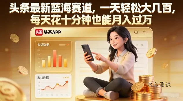 头条最新蓝海赛道，一天轻松大几张，每天花十分钟也能月入过1W【揭秘】智研卡密分销 | 创作者分成平台 | 商业全案定制 | 域名交易平台 | 运营方案 | 积分兑换系统 | 知识付费社群智研新知品牌官方网站站