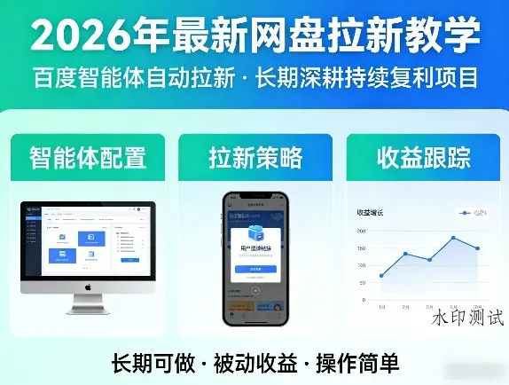 2026年最新网盘拉新教学(百度智能体自动拉新),一个可以长期深耕、持续复利的项目智研卡密分销 | 创作者分成平台 | 商业全案定制 | 创业| 运营方案 | 积分兑换系统 | 知识付费社群|宝妈副业智研新知品牌官方网站站