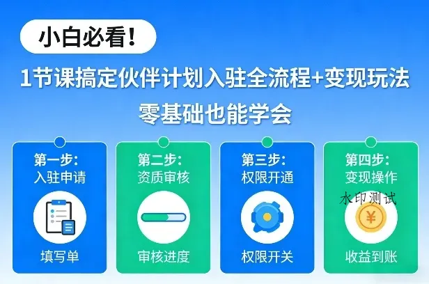 小白必看！1节课搞定伙伴计划入驻全流程+变现玩法，零基础也能学会智研卡密分销 | 创作者分成平台 | 商业全案定制 | 创业| 运营方案 | 积分兑换系统 | 知识付费社群|宝妈副业智研新知品牌官方网站站