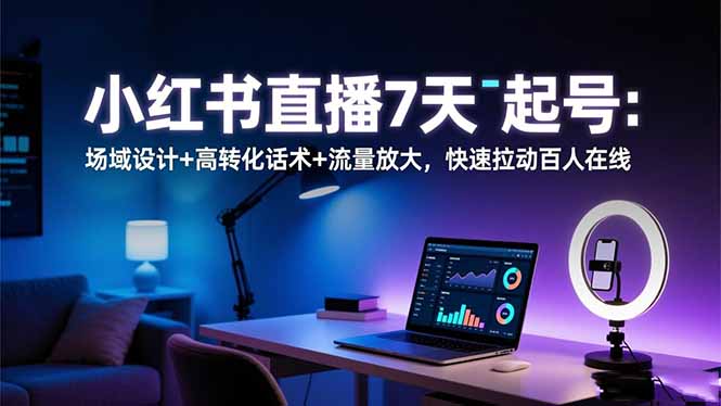 小红书直播7天起号：场域设计+高转化话术+流量放大，快速拉动百人在线智研卡密分销 | 创作者分成平台 | 商业全案定制 | 域名交易平台 | 运营方案 | 积分兑换系统 | 知识付费社群智研新知品牌官方网站站