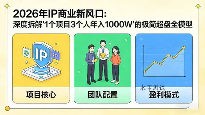 2026年IP商业新风口：深度拆解“1个项目3个人年入1000W”的极简超盘全模型智研卡密分销 | 创作者分成平台 | 商业全案定制 | 创业| 运营方案 | 积分兑换系统 | 知识付费社群|宝妈副业智研新知品牌官方网站站