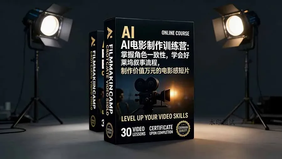 AI电影制作训练营：掌握角色一致性，学会好莱坞叙事流程，制作价值万元的电影感短片智研卡密分销 | 创作者分成平台 | 商业全案定制 | 域名交易平台 | 运营方案 | 积分兑换系统 | 知识付费社群智研新知品牌官方网站站