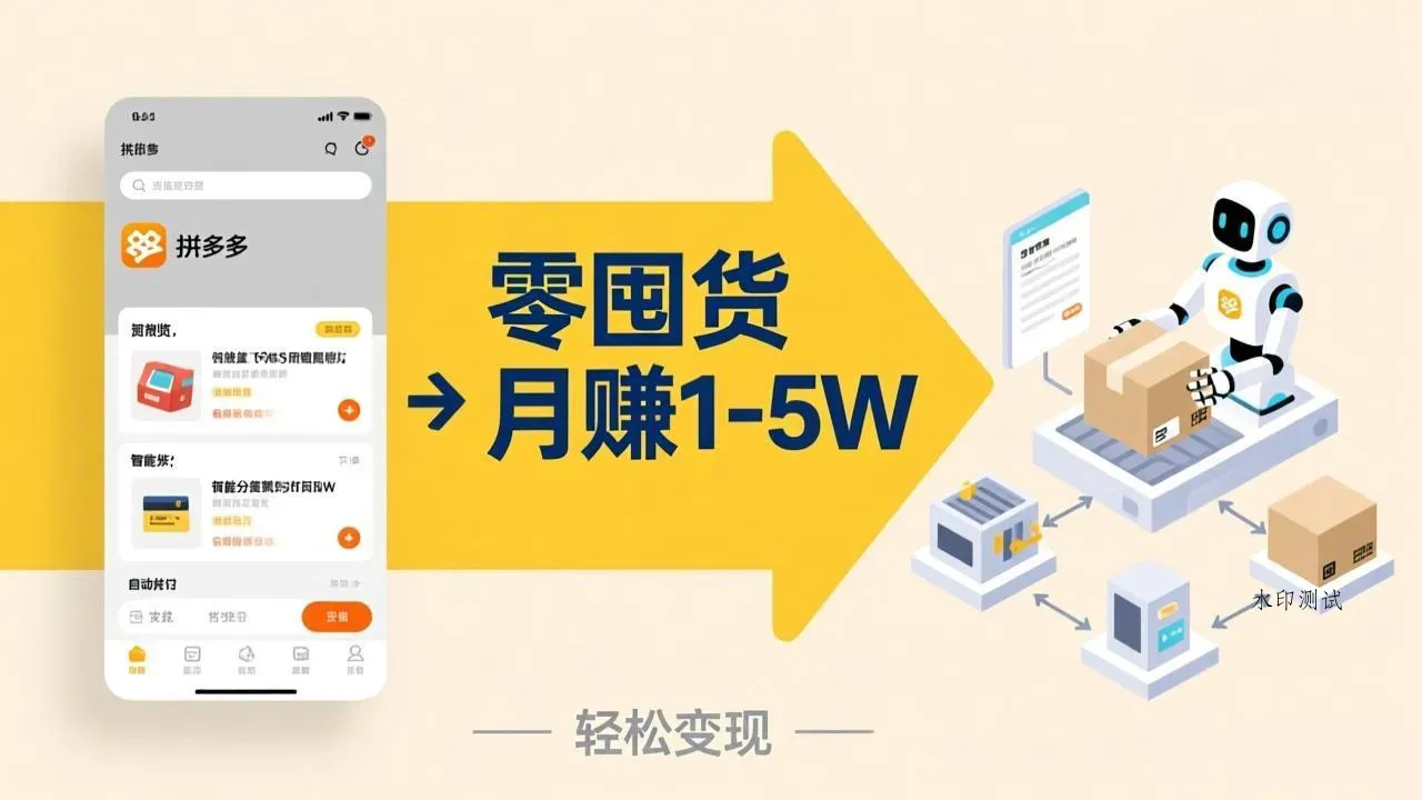 不用囤货不用跑单！拼多多虚拟玩法，机器人管理发货和客服，帮你月赚 1-5W智研卡密分销 | 创作者分成平台 | 商业全案定制 | 创业| 运营方案 | 积分兑换系统 | 知识付费社群|宝妈副业智研新知品牌官方网站站