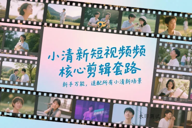 小清新短视频核心剪辑套路，新手万能，适配所有小清新场景智研卡密分销 | 创作者分成平台 | 商业全案定制 | 创业| 运营方案 | 积分兑换系统 | 知识付费社群|宝妈副业智研新知品牌官方网站站