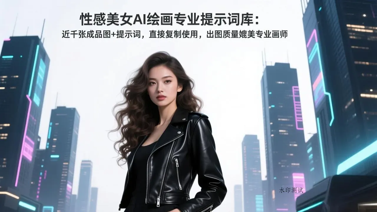 性感美女AI绘画专业提示词库：近千张成品图+提示词，直接复制使用，出图质量媲美专业画师智研卡密分销 | 创作者分成平台 | 商业全案定制 | 域名交易平台 | 运营方案 | 积分兑换系统 | 知识付费社群智研新知品牌官方网站站