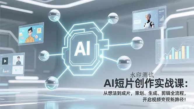 AI短片创作实战课：从想法到成片，策划、生成、剪辑全流程，开启视频变现新路径！智研卡密分销 | 创作者分成平台 | 商业全案定制 | 创业| 运营方案 | 积分兑换系统 | 知识付费社群|宝妈副业智研新知品牌官方网站站