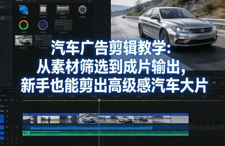 汽车广告剪辑教学：从素材筛选到成片输出，新手也能剪出高级感汽车大片智研卡密分销 | 创作者分成平台 | 商业全案定制 | 创业| 运营方案 | 积分兑换系统 | 知识付费社群|宝妈副业智研新知品牌官方网站站